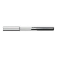 Chucking Reamer: 0.381″ Dia, 3-1/2″ OAL, 1-1/4″ Flute Length, Straight Shank, Solid Carbide 6 Flute