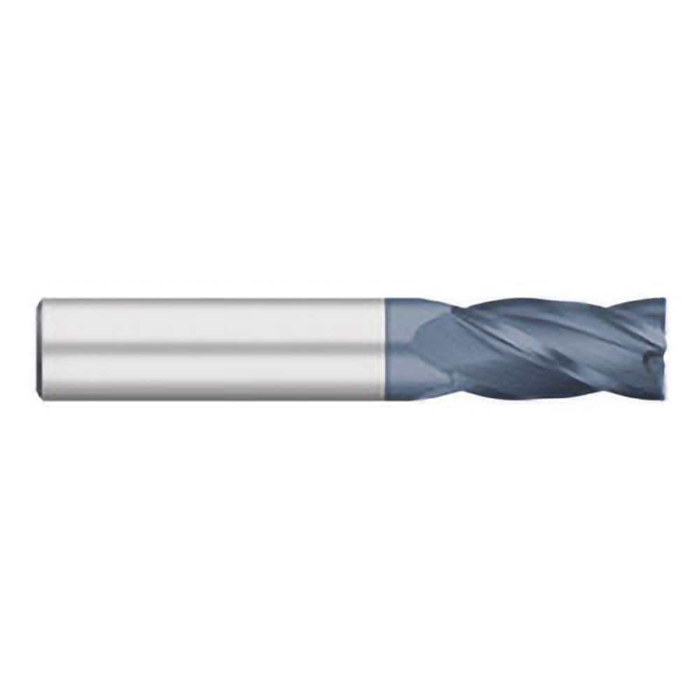 Titan USA - Square End Mills; Mill Diameter (Decimal Inch): 0.2188 ; Number of Flutes: 4 ; Length of Cut (Inch): 5/8 ; Length of Cut (Decimal Inch): 0.6250 ; Material: Solid Carbide ; Finish/Coating: AlTiN - Exact Industrial Supply