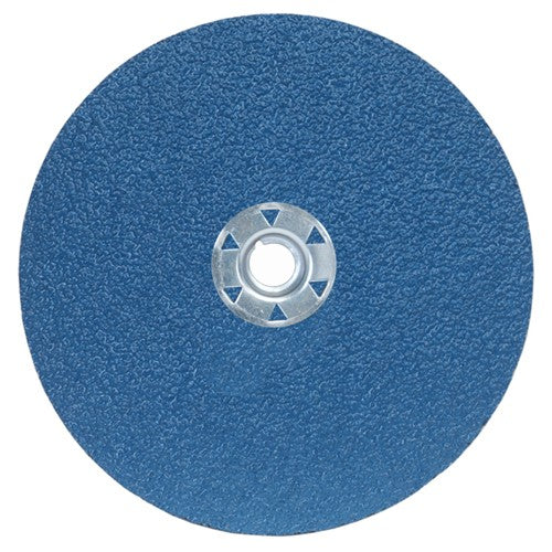 ‎7″ × 1/4″ × 5/8″-11 NorZon BlueFire F826 Fiber Disc 36 Grit Ceramic Alumina/Zirconia Alumina - Benchmark Tooling