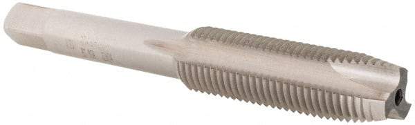 Vermont Tap & Die - 7/16-20 UNF, 3 Flute, Bright Finish, High Speed Steel Spiral Point Tap - Plug Chamfer, Right Hand Thread, 3-5/32" OAL, 1-7/16" Thread Length, 8.2mm Shank Diam, 2/3B Class of Fit, Series 3112 - Exact Industrial Supply