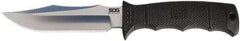 SOG Specialty Knives - 4-7/8" Long Blade, AUS-8 Stainless Steel, Fine Edge, Fixed Blade Knife - 9-1/2" OAL, Glass-Reinforced Nylon Handle, Includes Ballistic Nylon Sheath - Benchmark Tooling