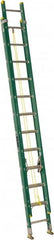 Louisville - 24' High, Type I Rating, Fiberglass Industrial Extension Ladder - Benchmark Tooling