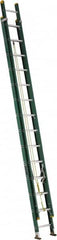 Louisville - 28' High, Type I Rating, Fiberglass Industrial Extension Ladder - Benchmark Tooling