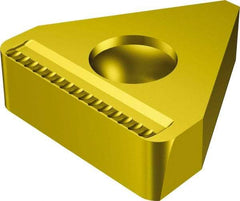 Sandvik Coromant - 0.5BP Grade 235, 5/8" Cutting Width Carbide Grooving Insert - Neutral, 0.76mm Corner Radius, TiCN/TiN Finish - Benchmark Tooling
