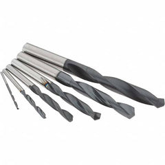 SGS - 1/16 to 3/8", 118° Point, AlTiN Finish, Solid Carbide Jobber Length Drill Bit Set - Benchmark Tooling