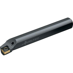 Walter - 0.772" Min Bore Diam, 8" OAL, 5/8" Shank Diam, E-SCLC Indexable Boring Bar - CC.. 0602.., CC.. 21.5.. Insert, Screw Holding Method - Benchmark Tooling