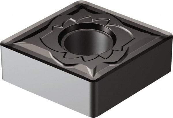 Sandvik Coromant - CNMG434 SMR Grade 1105 Carbide Turning Insert - TiAlN Finish, 80° Diamond, 1/2" Inscr Circle, 3/16" Thick, 1/16" Corner Radius - Benchmark Tooling