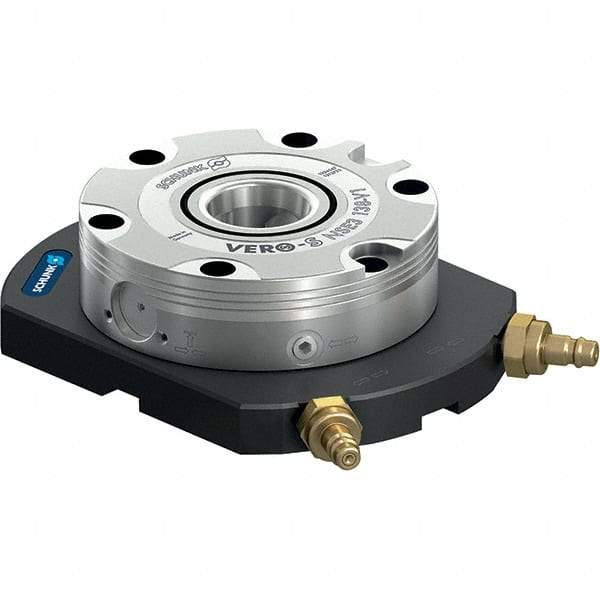 Schunk - NSL Manual CNC Quick Change Clamping Module - 1 Module Center, Top Mount, 7,500 kN Retention Force, 6 bar (87 Lb/Sq In) Unlocking Pressure, 0.005mm Repeatability - Benchmark Tooling