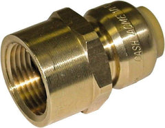 SharkBite - Brass & Chrome Pipe Fittings Type: Adapter Fitting Size: 1 x 1 - Benchmark Tooling