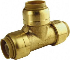 SharkBite - Brass & Chrome Pipe Fittings Type: Tee Fitting Size: 1/2 - Benchmark Tooling