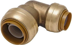 SharkBite - Brass & Chrome Pipe Fittings Type: Reducing Elbow Fitting Size: 3/4 x 1/2 - Benchmark Tooling
