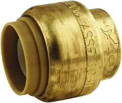 SharkBite - Brass & Chrome Pipe Fittings Type: End Cap Fitting Size: 1 - Benchmark Tooling