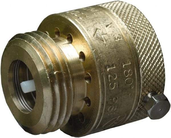 CASH ACME - 3/4" Pipe, 125 Max psi, 2 Color Warning Insulated Brass, Hose Connection Vacuum Breaker - Buna-N Seal, Stainless Steel Spring, FNPT x MNPT End Connections - Benchmark Tooling