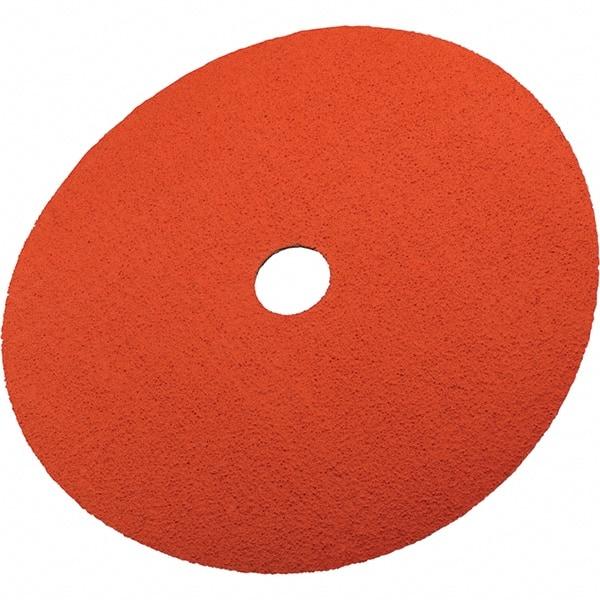 3M - 7" Diam 7/8" Hole 36 Grit Fiber Disc - Very Coarse Grade, Ceramic, 8,600 Max RPM, Series 785C - Benchmark Tooling