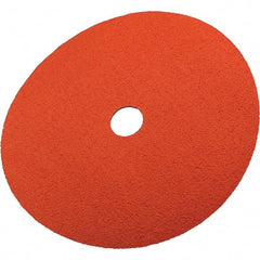 3M - 7" Diam 7/8" Hole 36 Grit Fiber Disc - Very Coarse Grade, Ceramic, 8,600 Max RPM, Series 785C - Benchmark Tooling