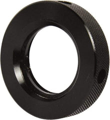 Gibraltar - 1-1/2 - 5 Acme Steel Right Hand Hex Jam Nut - 2-1/4" Across Flats, 1/2" High, Black Oxide Finish, 2G Class of Fit - Benchmark Tooling