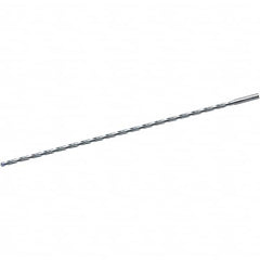 Walter-Titex - 1/4" 130° 2-Flute Solid Carbide Extra Length Drill Bit - Benchmark Tooling
