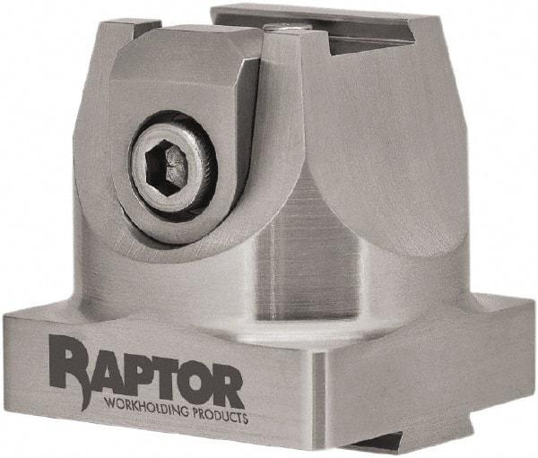 Raptor Workholding - 3/4" Jaw Width, 2" High x 2.07" Long x 2.07" Wide Dovetail Vise - For Use with 4 & 5 Axis Workholding Systems - Benchmark Tooling