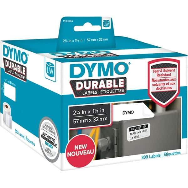 Dymo - Labels, Ribbons & Tapes Type: Multi-Purpose Label Color: White - Benchmark Tooling