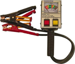 Associated Equipment - 12/24 Volt Battery Load Tester - 0 to 1,000 CCA Range, 2' Cable - Benchmark Tooling