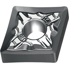 Walter - CNMG MS3 Grade WSM20S Turning Insert - TiAlN+Al2O3+(Al) Finish, 80° Rhombic, 12.7mm Inscr Circle, 4.76mm Thick, 0.8mm Corner Radius - Benchmark Tooling