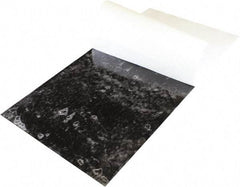 Value Collection - 24" Long, 12" Wide, Vinyl Rubber Foam Sheet - 70 to 80 Durometer, Black, 20 to 160°F, 1,000 psi Tensile Strength, Adhesive Backing - Benchmark Tooling