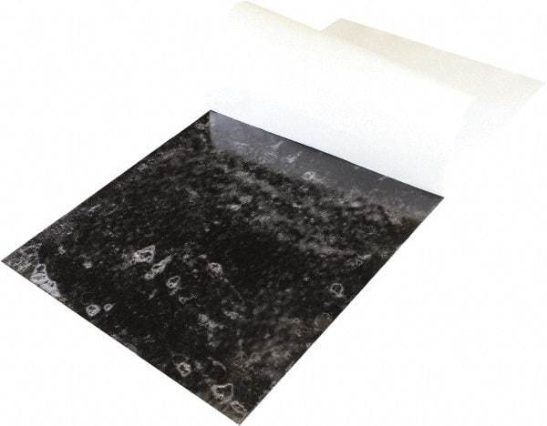 Value Collection - 24" Long, 12" Wide, 1/4" Thick, Neoprene Rubber Foam Sheet - 50 to 60 Durometer, Black, -20 to 170°F, 1,000 psi Tensile Strength, Adhesive Backing - Benchmark Tooling