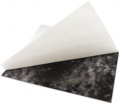 Value Collection - 12" Long, 12" Wide, Hypalon Rubber Foam Sheet - 50 to 60 Durometer, Black, -20 to 220°F, 1,500 psi Tensile Strength, Adhesive Backing - Benchmark Tooling