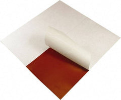 Value Collection - 12" Long, 12" Wide, 1/16" Thick, Silicone Rubber Foam Sheet - 50 to 60 Durometer, Red, -60 to 400°F, 550 psi Tensile Strength, Adhesive Backing - Benchmark Tooling