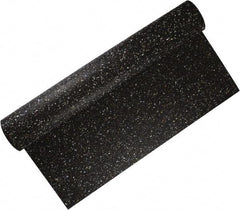 Made in USA - 36" Long, 36" Wide, 3/8" Thick, Rubber Rubber Foam Sheet - 50 to 60 Durometer, Black, 0 to 120°F, 250 psi Tensile Strength, Plain Backing - Benchmark Tooling