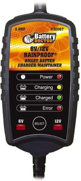 Battery Doctor - 6/12 Volt Automatic Charger/Maintainer - 2 Amps - Benchmark Tooling