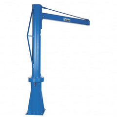 Vestil - 1,000 Lb Load Capacity, Steel Jib Crane - 6' Span - Benchmark Tooling