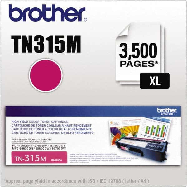 Brother - Magenta Toner Cartridge - Use with Brother HL-4150CDN, 4570CDW, 4570CDWT, MFC-9460CDN, 9560CDW, 9970CDW - Benchmark Tooling