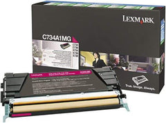 Lexmark - Magenta Toner Cartridge - Use with Lexmark C734, C736, X734, X738 - Benchmark Tooling