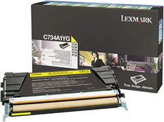 Lexmark - Yellow Toner Cartridge - Use with Lexmark C734, C736, X734, X738 - Benchmark Tooling