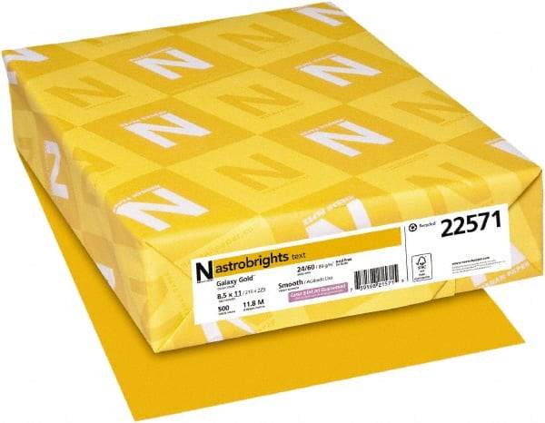 Neenah Paper - Gold Colored Copy Paper - Use with Laser Printers, Inkjet Printers, Copiers - Benchmark Tooling