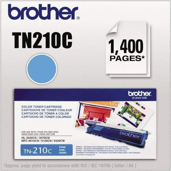 Brother - Cyan Toner Cartridge - Use with Brother HL-3040CN, 3045CN, 3070CW, 3075CW, MFC-9010CN, 9120CN, 9125CN, 9320CW, 9325CW - Benchmark Tooling