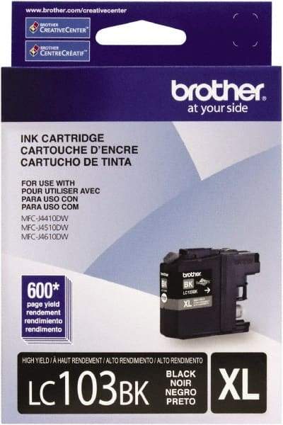 Brother - Black Ink Cartridge - Use with Brother DCP-J152W, MFC-J245, J285DW, J4310DW, J4410DW, J450DW, J4510DW, J4610DW, J470DW, J4710DW, J475DW, J650DW, J6520DW, J6720DW, J6920DW, J870DW, J875DW - Benchmark Tooling