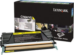 Lexmark - Yellow Toner Cartridge - Use with Lexmark C746, C748 - Benchmark Tooling