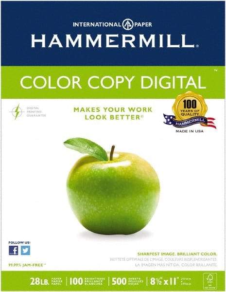 Hammermill - Photo White Colored Copy Paper - Use with Laser Printers, Offset Presses, Color Copiers - Benchmark Tooling