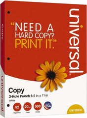 UNIVERSAL - White Copy Paper - Use with Laser Printers, Copiers, Plain Paper Fax Machines - Benchmark Tooling