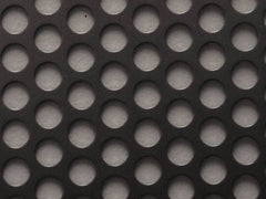 Value Collection - 36 x 40 x 0.075" Perforated Carbon Steel Sheet - 1/2" Staggered Round Holes, 11/16" Hole Spacing - Benchmark Tooling