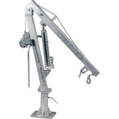 Vestil - 500 Lb Load Capacity, Steel Winch Operated Crane - 4' 21/64" Span - Benchmark Tooling
