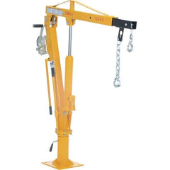 Vestil - 1,000 Lb Load Capacity, Steel Winch Operated Crane - 3' 21/64" Span - Benchmark Tooling