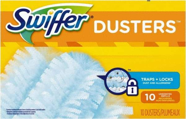 Swiffer - 6" Long Fiber Duster - 6" OAL, Light Blue - Benchmark Tooling