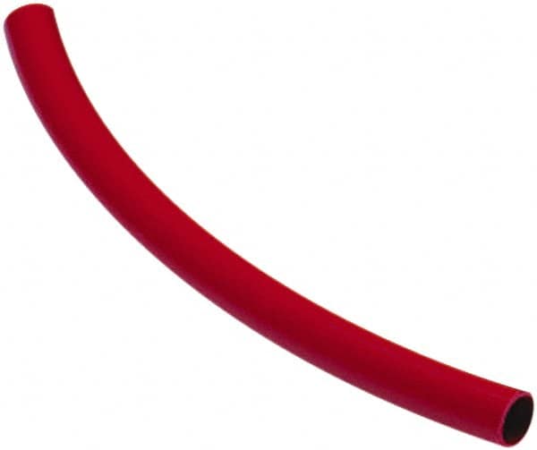 Caplugs - 1-3/8" ID x 1-1/2" OD, 1/16" Wall Thickness, 50' Long, Silicone Tube - Rusty Red, 600°F - Benchmark Tooling