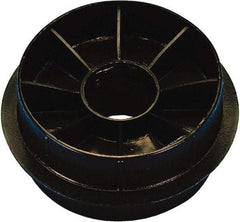 Caplugs - Round Head Double-Ended Plug - 6" OD, High-Density Polyethylene, Natural (Color) - Benchmark Tooling