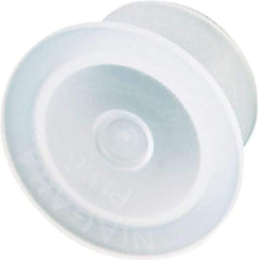 Caplugs - 37.62" ID, Push-On, Round Head Cap - 45.49mm OD, Low-Density Polyethylene, Yellow - Benchmark Tooling