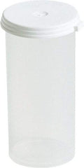 Caplugs - Beakers & Pipettes - 1-1/4 WHITE 550/PK LDPE STERILIZATION VIAL - Benchmark Tooling