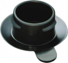 Caplugs - Push-In Finishing Plugfor 1/2 SAE, 1/4 NPT Thread - 0.444" ID, 0.72 OD, Low-Density Polyethylene, Black - Benchmark Tooling